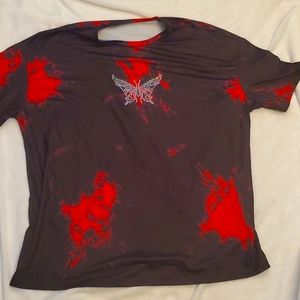 Over-sized butterfly t-shirt